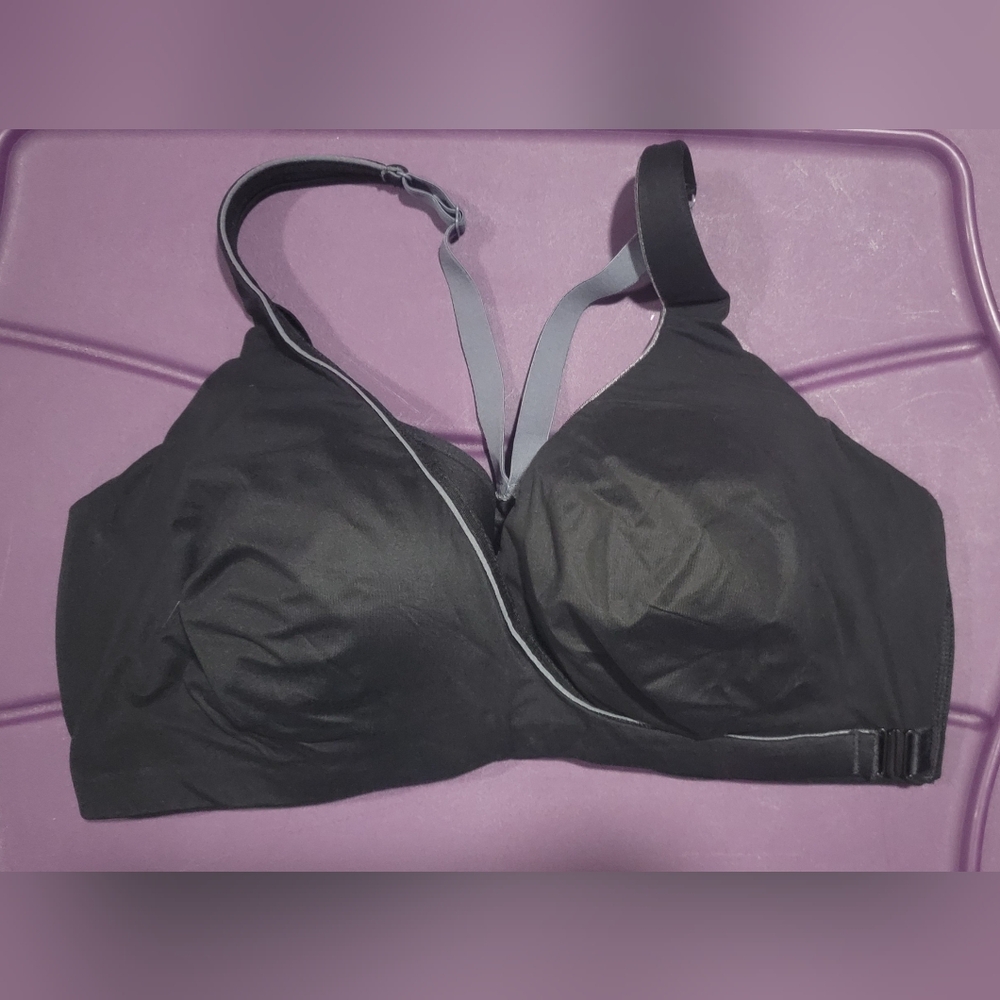 VSX Black and Gray Sports Bra